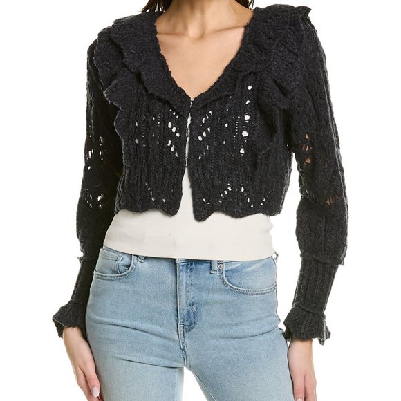 FREE PEOPLE Avery Crop Cardigan SOLD OUT - Picture 1 of 3
